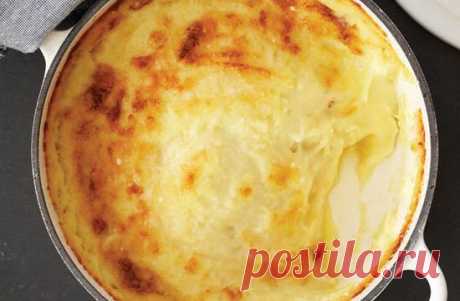 Картофельная шантилья с сырной корочкой