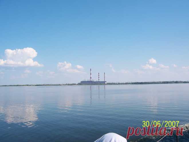 Ириклинское водохранилище. Южный Урал.