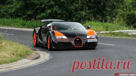 Bugatti Veyron Grand Sport Vitesse World Record Car / Только машины
