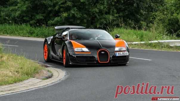 Bugatti Veyron Grand Sport Vitesse World Record Car / Только машины
