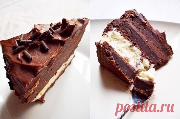 Чизкейк в торте 