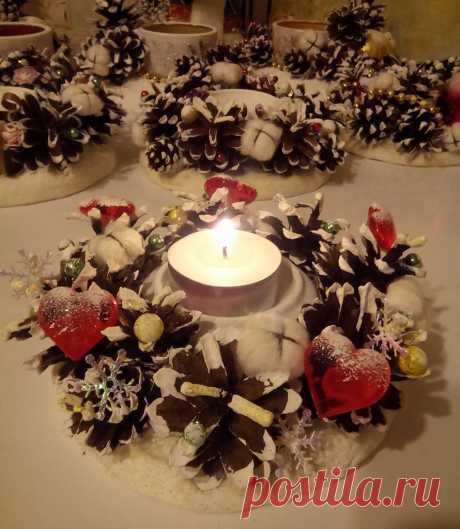 Preparation for the New Year. Candlesticks. – MaLenaDolls