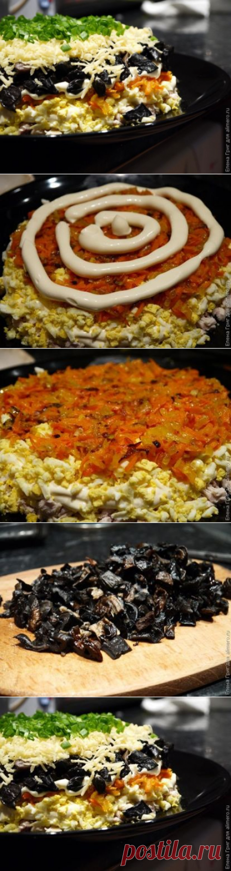 👌 Салат слоеный с курицей, рецепты с фото