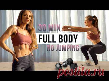30 Min Full Body Dumbbell HIIT | No Jumps, No Repeats – Low Impact, High Results!