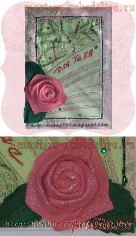 Мастера рукоделия - рукоделие для дома. Бесплатные мастер-классы, фото и видео уроки - Мастер-класс: Цветок из фетра