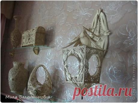 Фонарик из джута или шпагата. Мастер-класс.