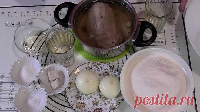 Трубочки с мясом . Жареные пирожки. Тесто для пирожков и пончиков.