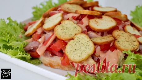 Салат "Император". Праздничный салат с вкусным соусом | ХОЧЕШЬ ВКУСНО ПОЕСТЬ? Tasty Food | Яндекс Дзен