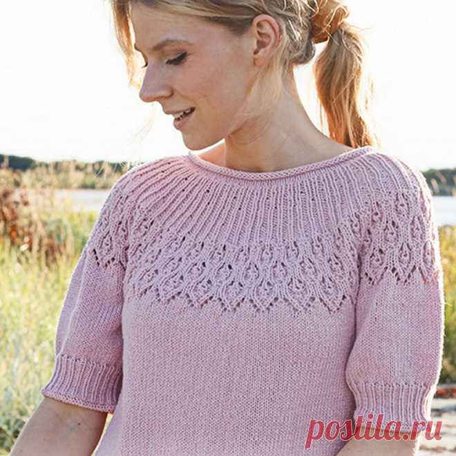 Вяжем симпатичные джемперы с короткими рукавчиками. 5 моделей спицами | Вязание с Paradosik_Handmade | Дзен