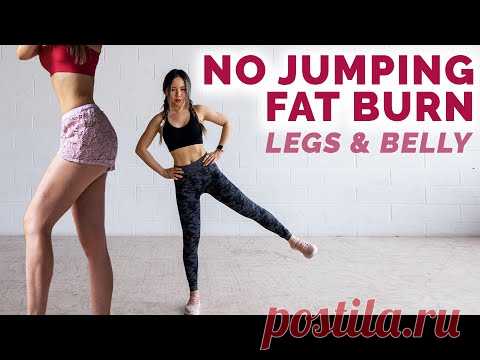 Full Body No Jumping Workout To Burn Fat | Burn Thigh Fat Low Impact Cardio