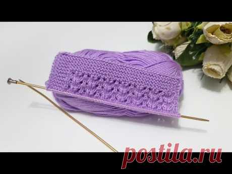 İki şiş çok güzel örgü modeli / yelek hırka örgü modelleri / çocuk örgüleri