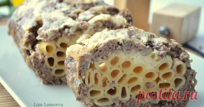 MY FOOD или проверено Лизой: Макароны по-флотски рулетом (новая подача старого блюда)