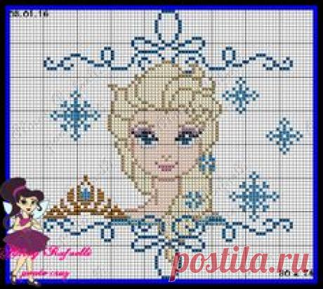 Queen Elsa - Frozen pattern by Aldray Ferreira