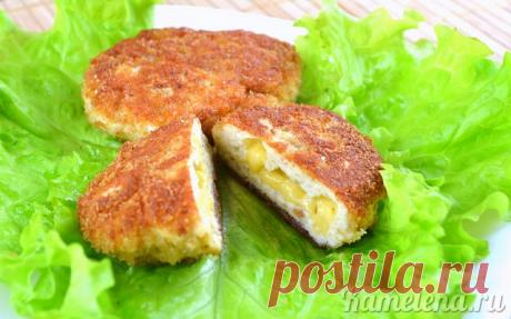 Куриные котлеты с сыром