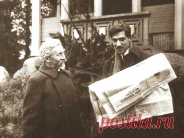 Илья Репин и Корней Чуковский