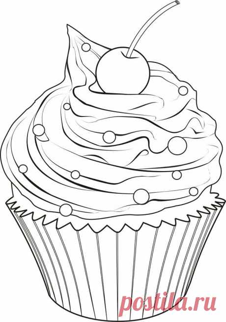 еда в хорошем качестве раскраски антистресс | Рисовака