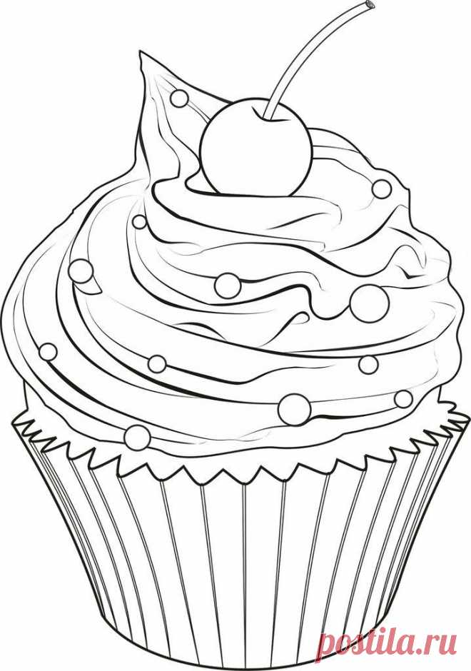 еда в хорошем качестве раскраски антистресс | Рисовака