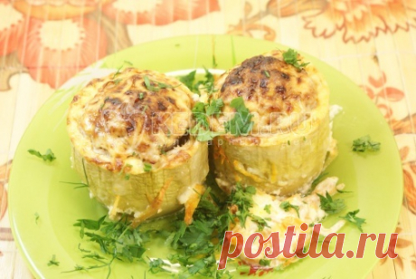 Фаршированные кабачки – Пошаговый рецепт с фото. Вторые блюда. Вкусные рецепты с фото. Блюда из овощей