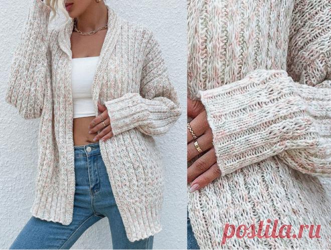 Вязаные кардиганы на смену пуховикам и курткам: 9 моделей на весну-лето | Вяжем вместе! | Дзен
