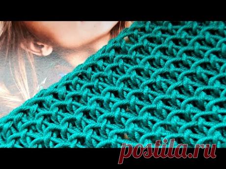 Knitting pattern ❤ Узор спицами ❤ strickmuster ❤ tricot ❤ how to knit ❤  tricô ❤  örgü deseni बुनना