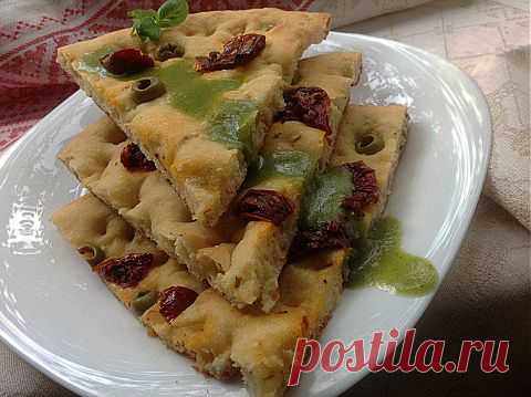 Фокачча. Итальянский хлеб. | Четыре вкуса