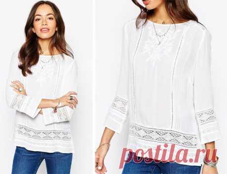 Белые воротнички с 9 до 6, или как носить белую блузку? | Trendy-u.ru