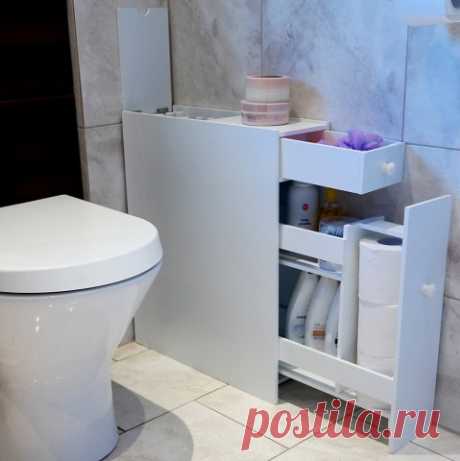 Очень нужный шкафчик для ванной комнаты своими руками Делаем ванную комнату максимально удобной