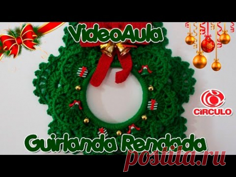 Guirlanda Rendada em Crochê