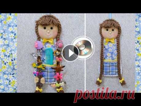 Органайзер для Заколок Своими Руками - DIY Hair Accessories Holder Чудесный органайзер для заколок своими руками...