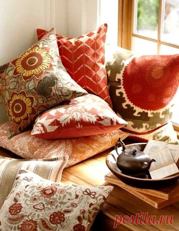 Декоративные подушки своими руками