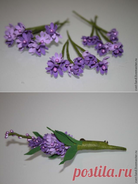 Изготовление броши &quot;Весенней&quot; из фоамирана - Ярмарка Мастеров - ручная работа, handmade