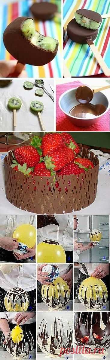 Несколько полезных советов и способов украшений десертов хозяйкам!.