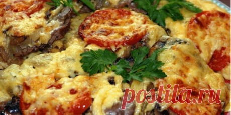 Ароматное мясо по-французски с грибами: готовим в мультиварке