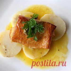 Глазированный лосось с медом и горчицей рецепт – основные блюда