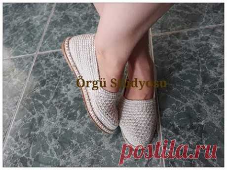 KLASS BABET  PART 2 / Knitting Schoes / Zapatos de Tejer
