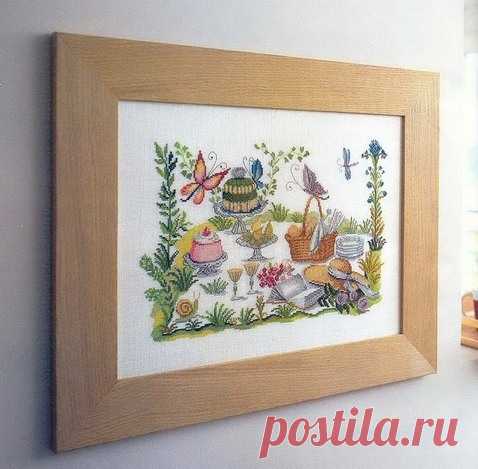 Вышивка. Пикник