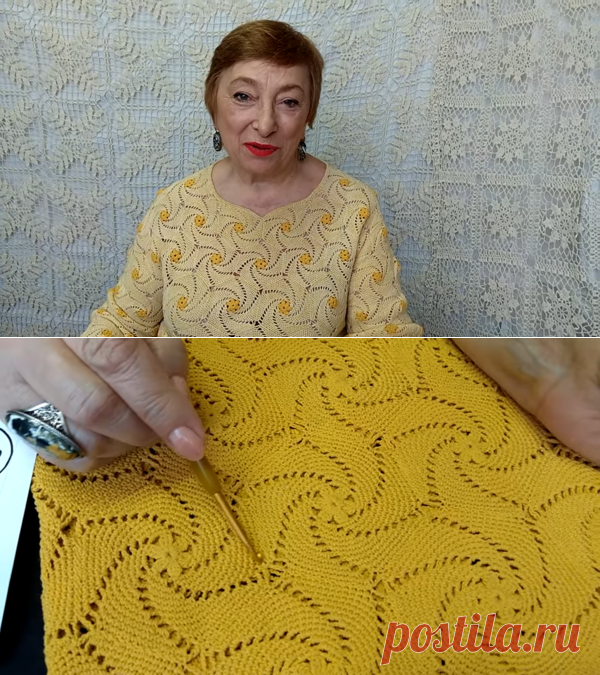 Сенсация! Легендарная О.Литвина показывает как связать юбку из фрагментов 
