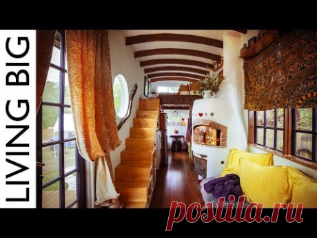 (2) Amazing DIY European Style Tiny House With Pizza Oven - YouTube