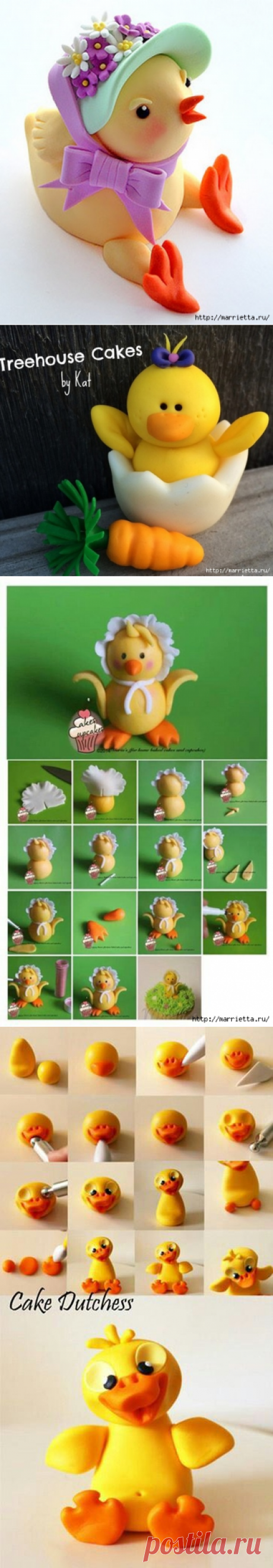 МК Лепка цыплят и утят