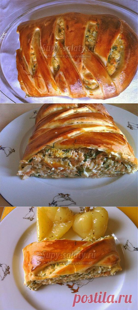 Рецепты к Пасхе. Рыбная коса с пошаговыми фото
