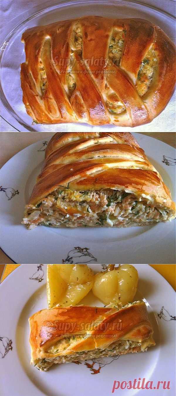Рецепты к Пасхе. Рыбная коса с пошаговыми фото