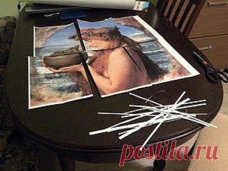 Как распечатать большую картинку на обычном принтере