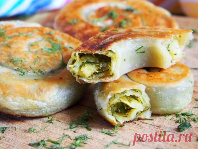 ЛЕПЁШКИ С ЗЕЛЕНЬЮ