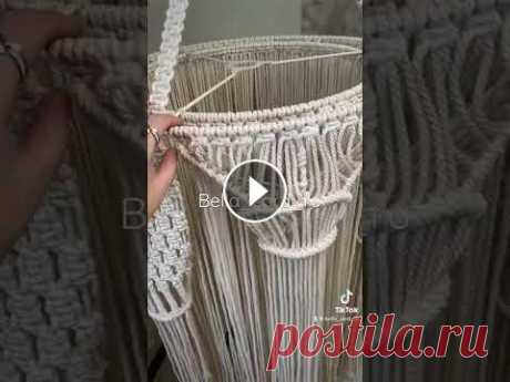 Абажуры макраме #macramelamp Абажуры макраме #macramelamp...