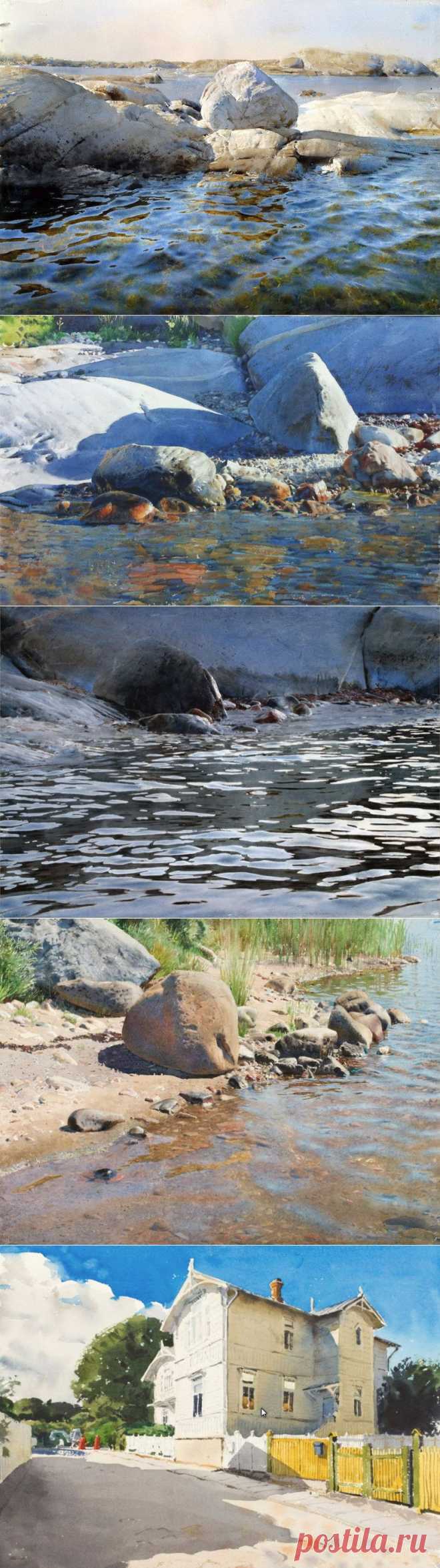 Stanislaw Zoladz. Гиперреализм. Вода акварелью | Usenkomaxim.ru