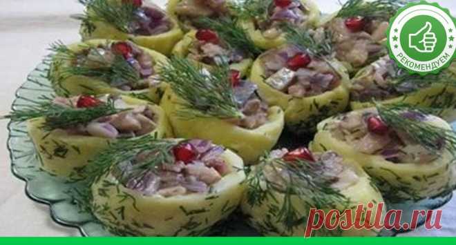 Закуска из селедки и картошки, пальчики оближешь - Супер шеф