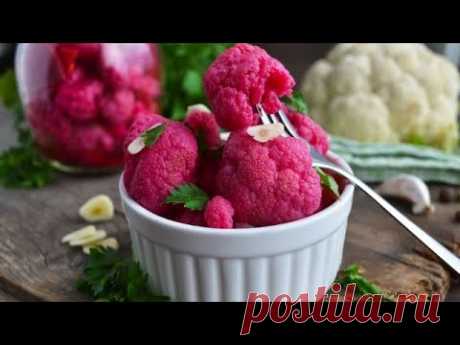 ВКУСНЕЕ ВЫ НЕ ЕЛИ👍ХРУСТЯЩАЯ МАРИНОВАННАЯ ЦВЕТНАЯ КАПУСТА! Быстро и не дорого