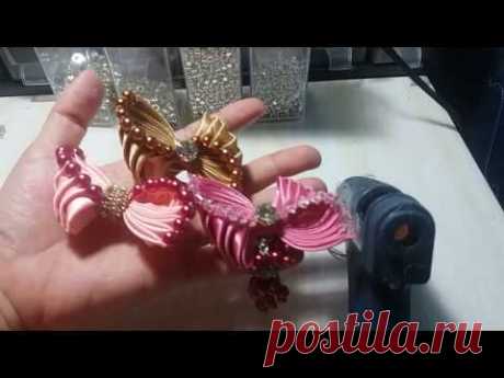 Tutorial Pearly Bow / Bow Ubur-ubur / Dasi Ubur-ubur Mutiara