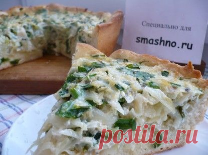 Заливной капустный пирог - пошаговый рецепт с фото