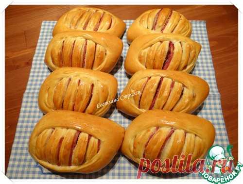 Булочки с ветчиной и сыром - кулинарный рецепт